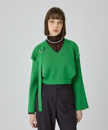 UNITED TOKYO | カッティングショートニット(ニット/セーター)