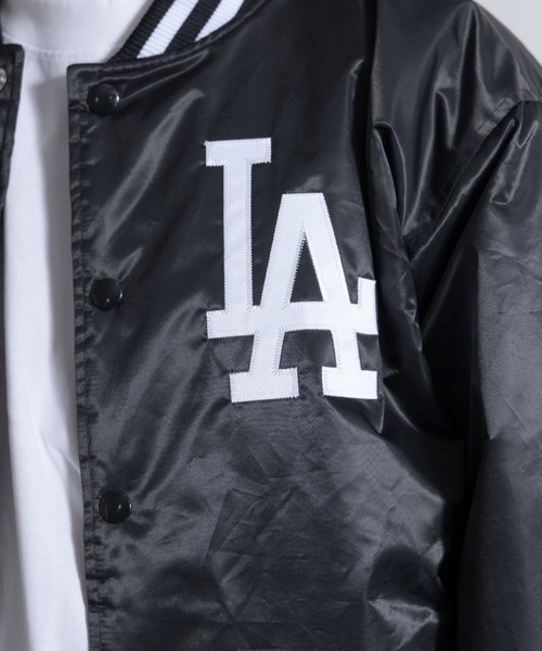 Fanatics（ファナティクス）の「Fanatics MLB ドジャースモチーフ サテン スタジャン（スタジャン）」 WEAR
