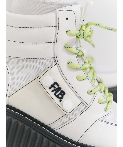 PAMEO POSE（パメオポーズ）の「FAB. Sneakers（スニーカー・レディース・ブラック/オレンジ/ホワイト・39/38/37）」の5枚目の写真