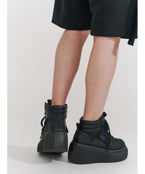 PAMEO POSE（パメオポーズ）の「FAB. Sneakers（スニーカー・レディース・ブラック/オレンジ/ホワイト・39/38/37）」の6枚目の写真