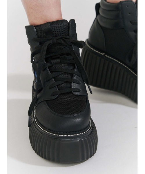 PAMEO POSE（パメオポーズ）の「FAB. Sneakers（スニーカー・レディース・ブラック/オレンジ/ホワイト・39/38/37）」の7枚目の写真