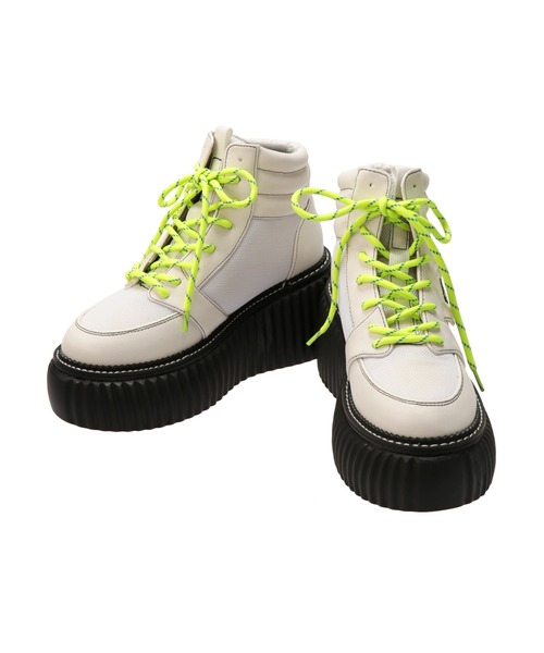 PAMEO POSE（パメオポーズ）の「FAB. Sneakers（スニーカー・レディース・ブラック/オレンジ/ホワイト・39/38/37）」の11枚目の写真