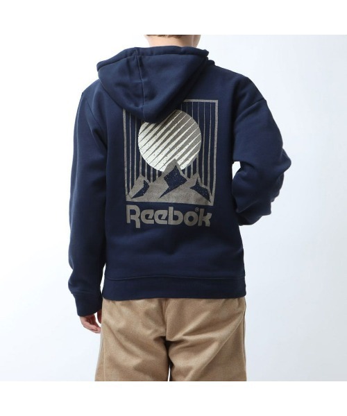 Reebok(リーボック)の「グラフィック フーディ / CL GRFX HOODIE (blue)(パーカー・メンズ・グリーン/ブルー・J/L/J/M/J/S/J/XO/J/2XO/J/O)」の6枚目の写真