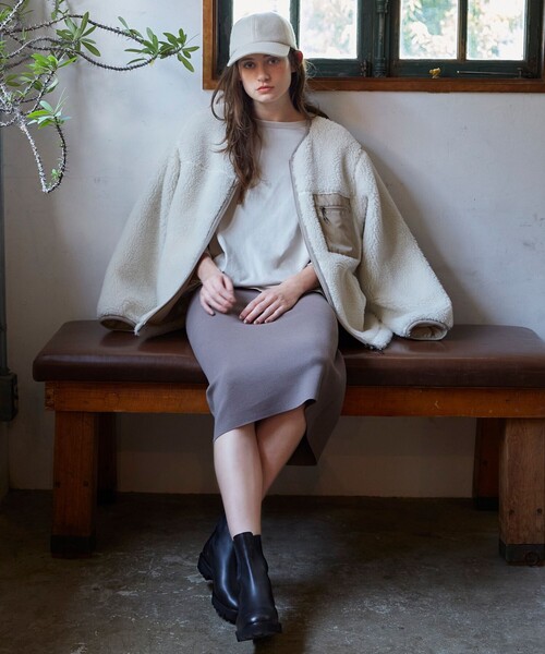 セール】【SLOW】ボアジップ ブルゾン（ブルゾン）｜23区（ニジュウ