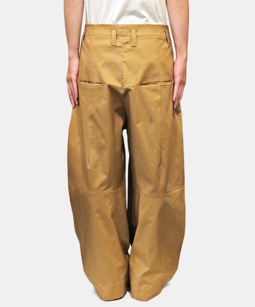SHINYAKOZUKA(シンヤコヅカ)の「【SHINYAKOZUKA】 DEADSTOCK HIGH DENTISY GABARDINE BAGGY PANTS(その他パンツ・メンズ・キャメル・MEDIUM/SMALL/LARGE)」の7枚目の写真