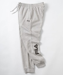 FILA（フィラ）の「【FILA/フィラ】 ブランドロゴ  ワンポイント刺繍 裏起毛 プリントジョガーパンツ/切替え スウェットパンツ/リラックスパンツ/ルームウェア（スウェットパンツ・メンズ）」