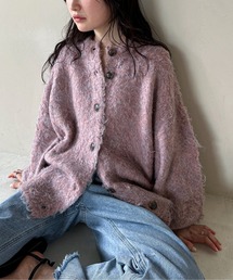 feepur | 【ハンドウォッシャブル】ウール混起毛オーバーサイズカーディガン(カーディガン/ボレロ)