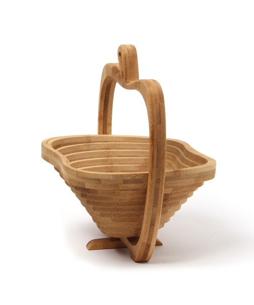 studio CLIP（スタディオクリップ）の「【daily CLIP】バンブーりんごバスケットＳ（キッチン収納・レディース・ナチュラル・FREE）」の15枚目の写真