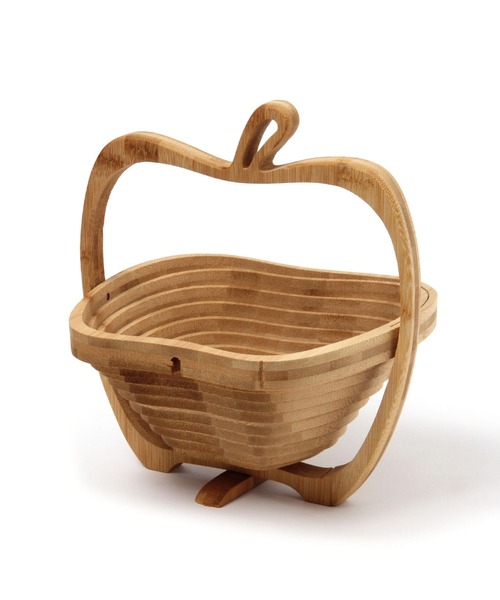 studio CLIP（スタディオクリップ）の「【daily CLIP】バンブーりんごバスケットＳ（キッチン収納・レディース・ナチュラル・FREE）」の11枚目の写真