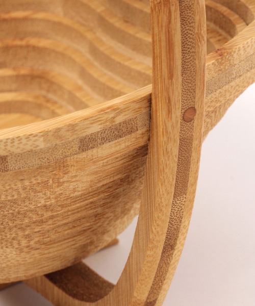 studio CLIP（スタディオクリップ）の「【daily CLIP】バンブーりんごバスケットＳ（キッチン収納・レディース・ナチュラル・FREE）」の5枚目の写真