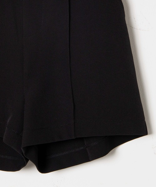 WEGO(ウィゴー)の「WEGO/ピンタックショートパンツ(スラックス・レディース・ブラック・FREE)」の12枚目の写真