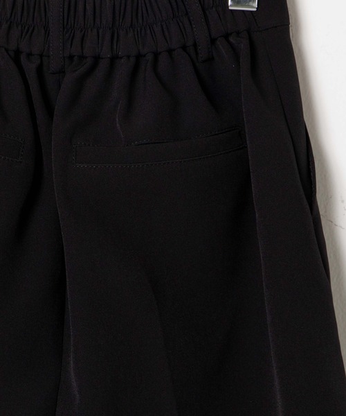 WEGO(ウィゴー)の「WEGO/ピンタックショートパンツ(スラックス・レディース・ブラック・FREE)」の9枚目の写真