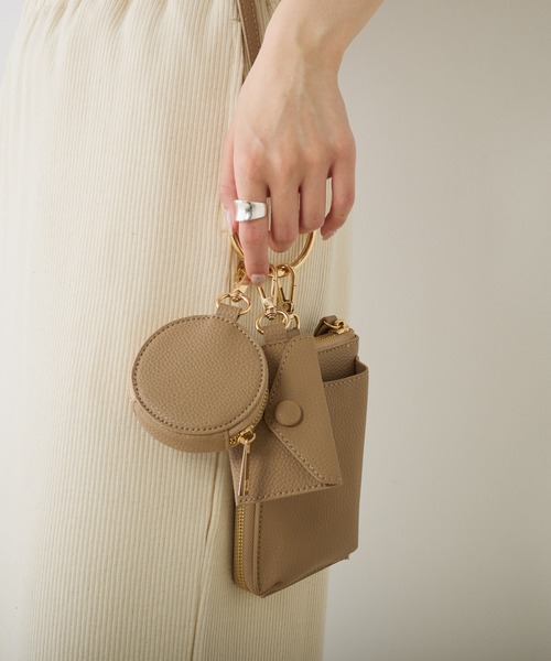 ♥️【新品】ami スマホショルダーバッグ iPhone15Pro3点セット♥️ 新品未使用品】ami スマホショルダーバッグ iPhone15 3点セット