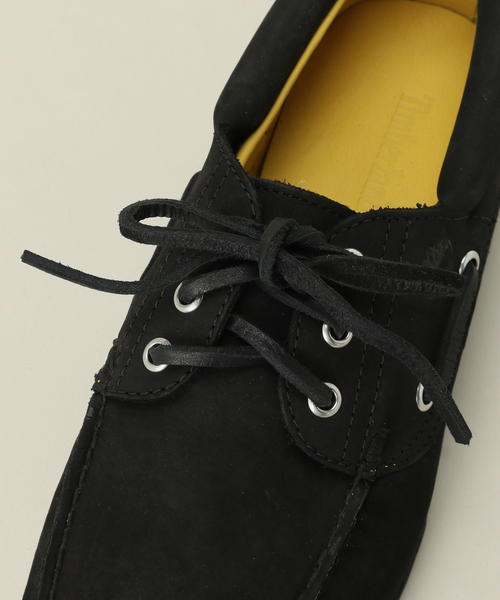 Timberland（26）デッキシューズ　黒　3eye　ヌバック　モカシン Timberland（ティンバーランド）の「販路限定【Timberland