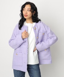 CADUNE カデュネ スプリングツイードジャケット CADUNE（カデュネ）の「スプリングツィードジャケット（その他