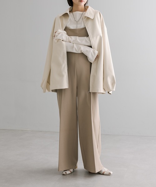 mystic（ミスティック）の「【2サイズ展開】キャミサロペット（サロペット/オーバーオール・レディース・ベージュ/ブラック・2/1）」の10枚目の写真