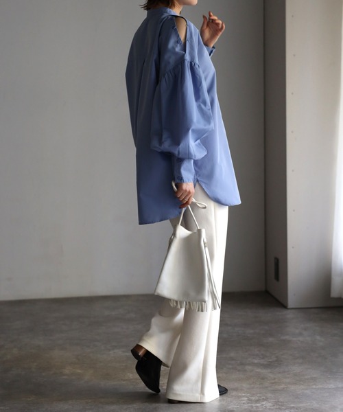 オープンショルダーシャツ（シャツ/ブラウス）｜Bonjour Sagan