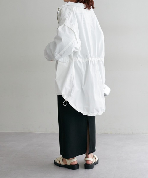 DISCOAT(ディスコート)の「【2WAY】モッズコート(モッズコート・レディース・オフホワイト/カーキ・FREE)」の21枚目の写真