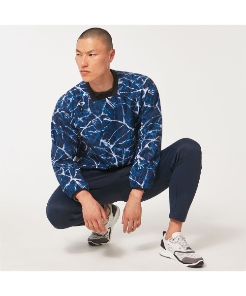 OAKLEY(オークリー)の「オークリー STRIKING WIND LS PULLOVER 2.0 /トレーナー/TRAINING スポーツ・トレーニング/OAKLEY(その他アウター・メンズ・ブルー系その他/ネイビー/ブラック・L/M/S/XL)」の3枚目の写真