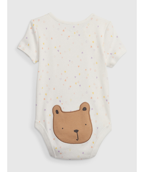 GAP(ギャップ)の「ブラナンベア ボディシャツ (ベビー)(ロンパース・キッズ・ライトグレー/ブラウン/ブルー/オフホワイト/その他・0-3M/3-6M/6-12M/12-18M/18-24M)」の5枚目の写真