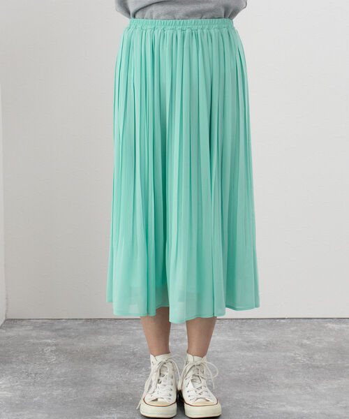 セール】◇【WEB限定】シフォンプリーツスカート（スカート