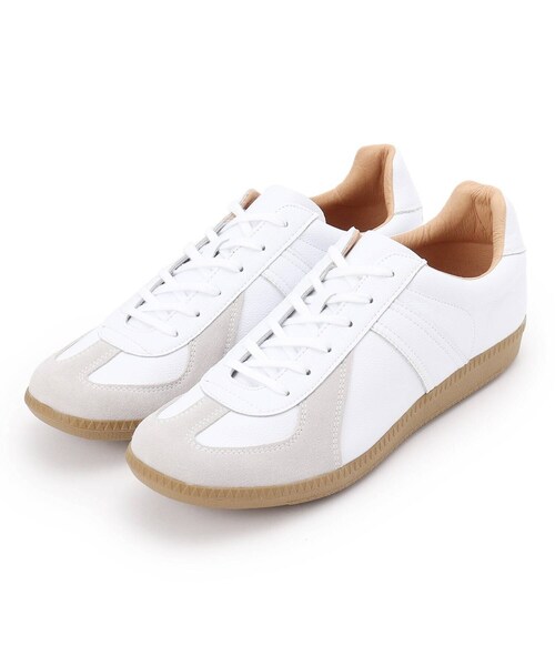 tk.TAKEO KIKUCHI（ティーケータケオキクチ）の「◆GERMAN TRAINER 別注レザースニーカー（スニーカー・メンズ・ブラック/ホワイト・50/60/70）」の11枚目の写真