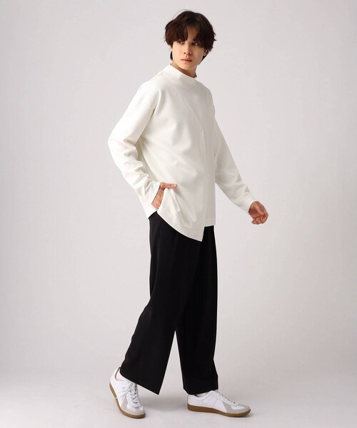 tk.TAKEO KIKUCHI（ティーケータケオキクチ）の「◆GERMAN TRAINER 別注レザースニーカー（スニーカー・メンズ・ブラック/ホワイト・50/60/70）」の17枚目の写真