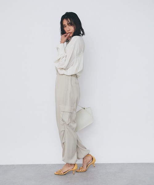 RIVE DROITE（リヴドロワ）の「パラシュートパンツ（その他パンツ・レディース・ベージュ/カーキ/ブラック・FREE）」の7枚目の写真