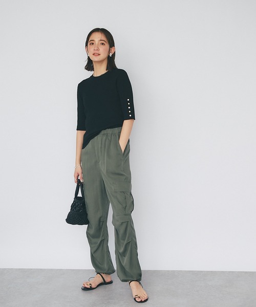 RIVE DROITE（リヴドロワ）の「パラシュートパンツ（その他パンツ・レディース・ベージュ/カーキ/ブラック・FREE）」の14枚目の写真