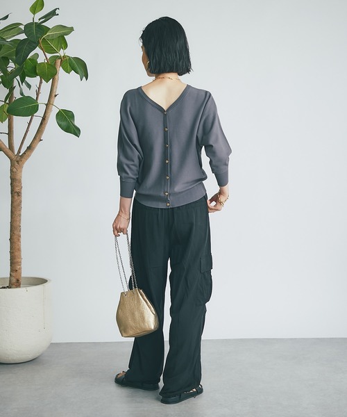 RIVE DROITE（リヴドロワ）の「パラシュートパンツ（その他パンツ・レディース・ベージュ/カーキ/ブラック・FREE）」の6枚目の写真