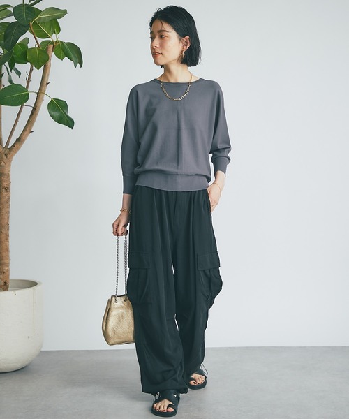 RIVE DROITE（リヴドロワ）の「パラシュートパンツ（その他パンツ・レディース・ベージュ/カーキ/ブラック・FREE）」の4枚目の写真