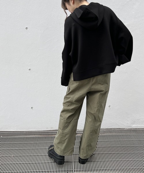 one way（ワンウェイ）の「カーゴポケットパンツ（カーゴパンツ・レディース・ダークグリーン/ピンク/ブラック/ホワイト・FREE）」の12枚目の写真