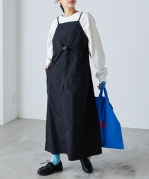 forksy. | 【forksy.】ナイロンウエストベルト付きミリタリーキャミワンピース(ワンピース)