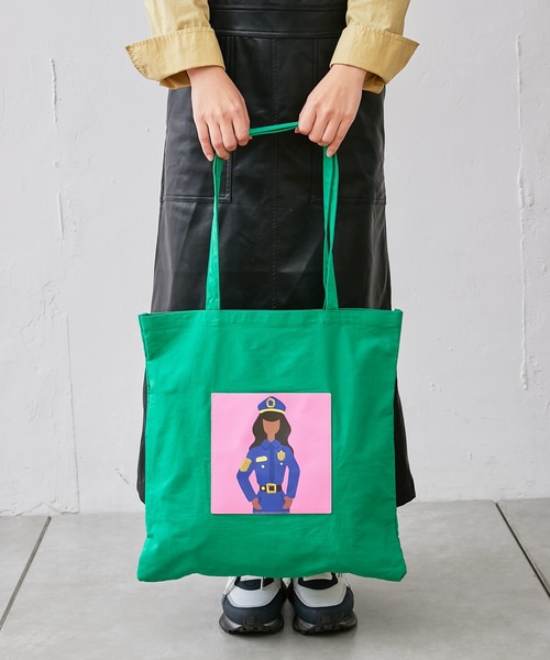 Barbie（バービー）の「バービーワークシリーズ トートバッグ（トートバッグ・レディース・パープル/ピンク/グリーン・フリー）」の2枚目の写真