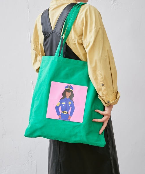 Barbie（バービー）の「バービーワークシリーズ トートバッグ（トートバッグ・レディース・パープル/ピンク/グリーン・フリー）」の6枚目の写真