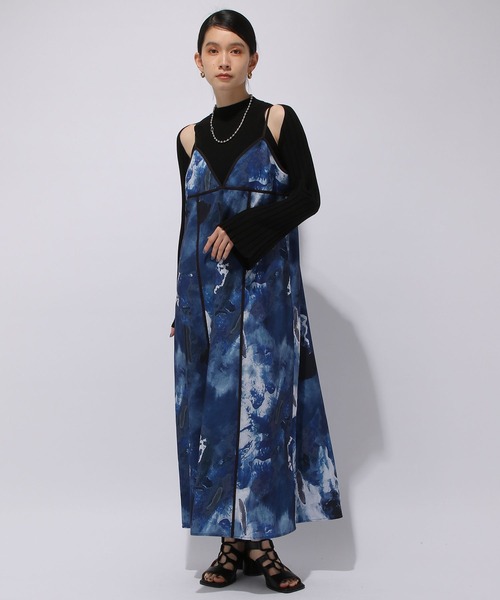 HARE（ハレ）の「ガラパイピングキャミワンピース(HARE)（ワンピース