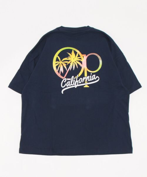 Ocean Pacific（オーシャンパシフィック）の「【OP:オーピー】バックプリントTシャツ（Tシャツ/カットソー・メンズ・ネイビー/ホワイト/ライトイエロー/ライトブルー・LARGE/MEDIUM/X-LARGE）」の6枚目の写真