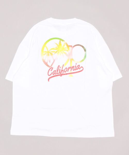 Ocean Pacific（オーシャンパシフィック）の「【OP:オーピー】バックプリントTシャツ（Tシャツ/カットソー・メンズ・ネイビー/ホワイト/ライトイエロー/ライトブルー・LARGE/MEDIUM/X-LARGE）」の5枚目の写真
