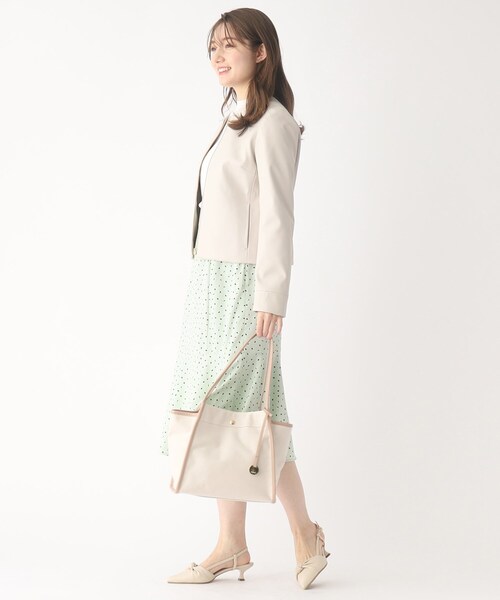 index（インデックス）の「◆キャンバストートバッグ（トートバッグ・レディース・ベージュ/ブラック・00）」の3枚目の写真