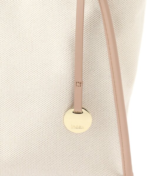 index（インデックス）の「◆キャンバストートバッグ（トートバッグ・レディース・ベージュ/ブラック・00）」の8枚目の写真