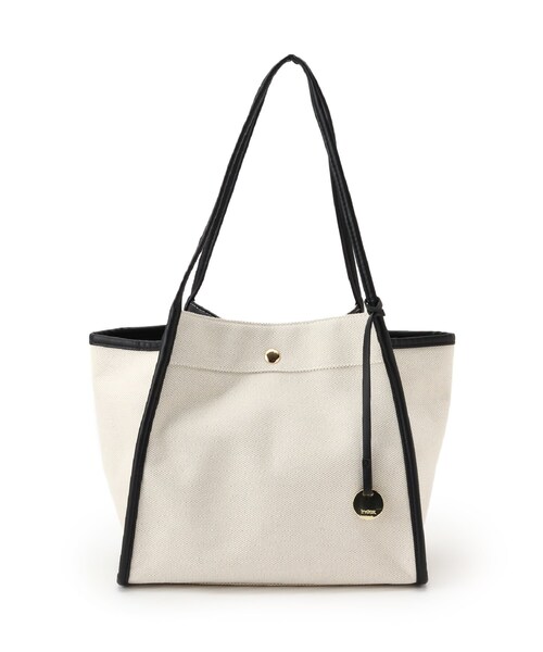 index（インデックス）の「◆キャンバストートバッグ（トートバッグ・レディース・ベージュ/ブラック・00）」の12枚目の写真