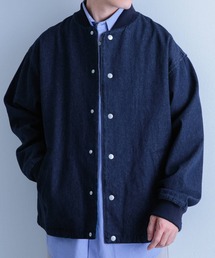 ITEMS URBANRESEARCH | ドットボタン デニムMA-1(ブルゾン)
