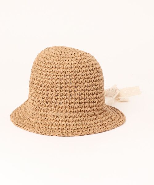hymy-ヒュミュ- 】 レース リボン ストロー ハット #_(ハット)|Port hymy-ヒュミュ- 】 レース リボン ストロー ハット #_(ハット)|Port