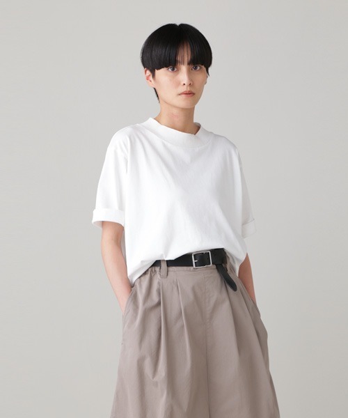 エムエイチエル 美品 23ss MHL ライトコットンドライジャージー 2 白 美品 23ss MHL ライトコットンドライジャージー 2 白