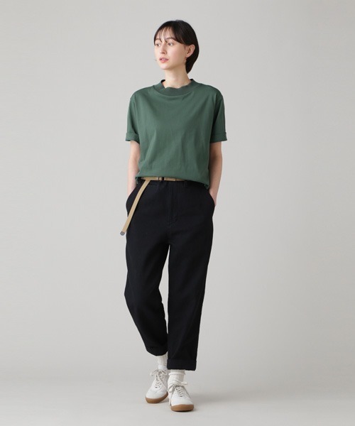 MHL. 595-3168503 LIGHT COTTON DRY JERSEY 半袖Ｔシャツ カットソー 23SS グリーン エムエイチエル 5-0607S 261656 MHL.（エムエイチエル）の「LIGHT COTTON DRY JERSEY（Tシャツ