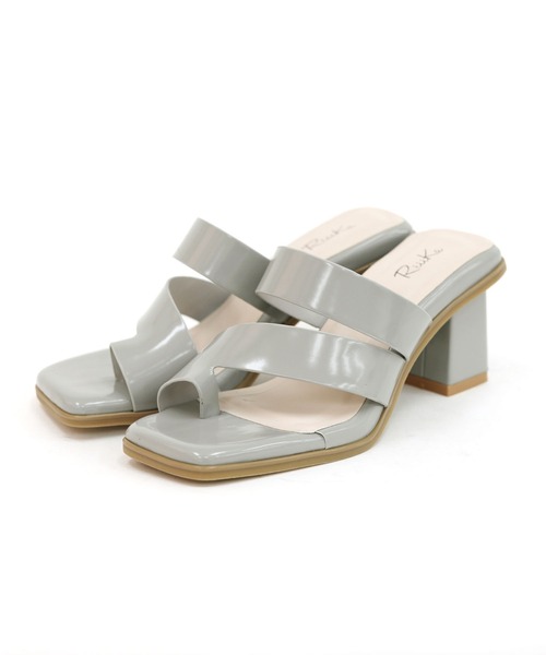 RiiiKa（リーカ）の「【RiiiKa/リーカ】サムリングヒールサンダル（サンダル・レディース・ブルー/アイボリー/ブラック・S/M/L/LL）」の15枚目の写真