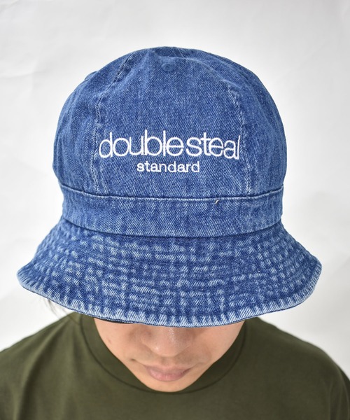 DOUBLE STEAL(ダブルスティール)の「クラシックロゴ メトロハット(ハット・メンズ・オリーブ/インディゴブルー/ブラック/ホワイト・FREE)」の5枚目の写真
