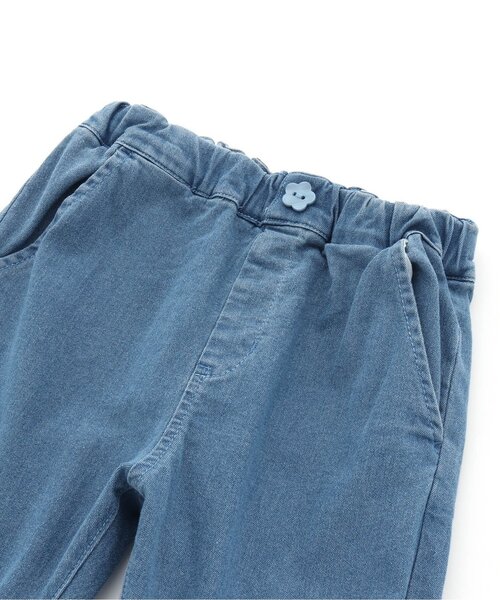 apres les cours(アプレレクール)の「【接触冷感】ひえひえ裾レースパンツ_8分丈(その他パンツ・キッズ・イエロー/サックスブルー/サーモンピンク・140/130/90/100/80/110/120)」の17枚目の写真