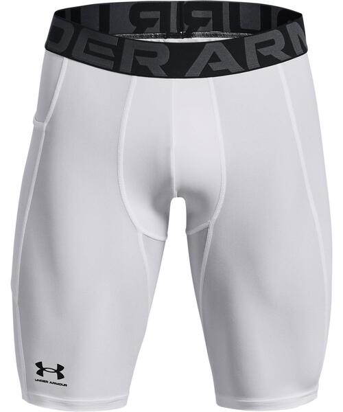 UNDER ARMOUR(アンダーアーマー)の「UAヒートギアアーマー ロング ショーツ(トレーニング/メンズ)(レギンス/スパッツ・メンズ・ホワイト・XL/XXL/3XL/L/S/M)」の4枚目の写真