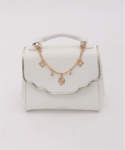 axes femme(アクシーズファム)の「オリエンタル風チャームバッグ(ハンドバッグ・レディース・ネイビー/ブラック/ホワイト・FREE)」の8枚目の写真